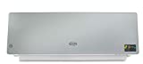 Argo Chic Silver Termoventilatore Ceramico a Parete, 2000 watt, Con Timer Settimanale, Argento