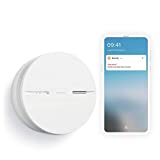Netatmo Rilevatore di Fumo Intelligente, Batteria di 10 Anni di Autonomia, Allarme Fumo, Controlli...