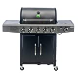 Enrico Coveri Barbecue a Gas Professionale XXL Con 6 Fuochi Multifunzione Da 19 KW, Bruciatore...