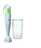Braun MQ100 Soup MultiQuick 1 Minipimer Mixer ad Immersione, Frullatore con Bicchiere 600 ml, 450 W,...