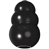KONG - Extreme Gioco Cani - Gomma Naturale Ultra Resistente, Nero - Masticare e Riportare - per Cani...