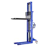 Impilatore a mano con carrello elevatore alto impilatore idraulico | Capacità di sollevamento 1,0t...