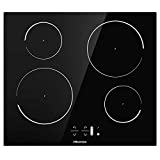 Hisense I6421C - Piano cottura a induzione, Vetroceramica, 4 zone di cottura, Funzione Power Boost,...