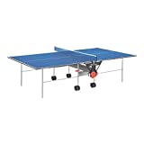 TAVOLO PING PONG TENNIS TAVOLO GARLANDO TRAINING INDOOR RIPIANO BLU