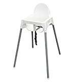 Ikea Antilop - Seggiolino per Bambini con Cintura, Bianco