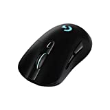 Logitech G703 LIGHTSPEED, Mouse gaming wireless con sensore HERO 16K, LIGHTSYNC RGB, compatibile con...