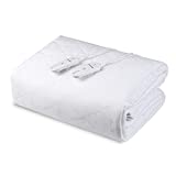 MVPower Scaldaletto Matrimoniale Elettrico 203X165CM, Coprimaterasso Termico Impermeabile con 3...