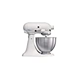KitchenAid 5K45SSEWH robot da cucina classico, 10 velocità , 4.3 L, Bianco 36x37x23cm