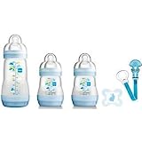 MAM Welcome to the World Set - Set Biberon Anti-Coliche Mam (Colore: Blu)