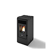 Stufa a Pellet Evacalor Rita 9 KW Colore Nero Goffrato PRONTA CONSEGNA - 901655900