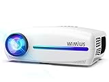 Proiettore,WiMiUS 7000 Lumen Videoproiettore Nativa 1920 x 1080P LED Full HD Supporto 4K...