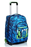 Seven Crew, Trolley, 2 in 1 Zaino Unisex - Bambini, Blu, Taglia Unica