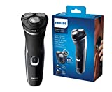 Philips S1332/41 Rasoio Series 1000, Testine Flex 4D, Lame PowerCut, Apertura OneTouch, Uso Cordless...