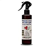 m'ma pets Shampoo a Secco per Cani e Gatti - Ideale per Un Lavaggio Veloce Senza l'utilizzo di Acqua...