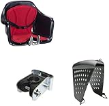 Seggiolino per bambini Anteriore Milù, nero, bicicletta