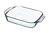 Pyrex Irresistible Teglia Rettangolare, in vetro borosilicato, 35x23x6cm, Trasparente