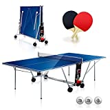 YM Tavolo Ping Pong Interno Pieghevole Indoor Drago - Dimensioni Ufficiali da Torneo 274 x 152,5 x...