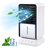 Condizionatori portatili, Climatizzatore Portatile, Air Cooler con 3 Velocità del Vento Regolabili...