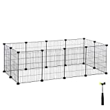SONGMICS Recinto per Animali di Piccola Taglia, Recinzione Personalizzabile per Criceti, Conigli,...