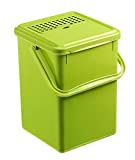 Rotho Bio Secchio per compost 9l con filtro a carbone attivo nel coperchio, Plastica PP senza BPA,...