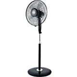 Ardes AR5S41PB Ventilatore a Piantana Base Tonda, Nero