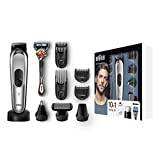Braun Regolabarba Eletrico Uomo Tutto-in-1 MGK7020 Rifinitore, Barba, Tagliacapelli, Corpo,...