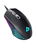 AUKEY Scarab Mouse Gaming [Leggero 75g] Sensore Ottico da 7200 DPI, Mouse da Gioco con Cavo Mouse da...