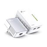 TP-Link TL-WPA4220 Kit Powerline WiFi, AV600 Mbps su Powerline, 300 Mbps su WiFi 2.4 GHz, 2 Porte...