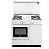De Longhi Cucina SGW-854N a Gas 4 Fuochi e Forno a Gas Colore Bianco