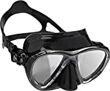 Cressi Big Eyes Evolution, Maschera Subacquea di Alta qualità Unisex – Adulto, Nero/Lenti HD,...