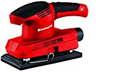 Einhell 4460640 Levigatrice Orbitale, 230 V, Tre Fogli Abrasivi Inclusi, Rosso