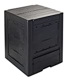 TOOMAX Compostiera da giardino, in plastica riciclata (polipropilene) (260L, Nero)