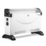TROTEC Termoconvettore TCH 19 E con tre livelli di riscaldamento (750 W, 1.250 W, 2.000 W)