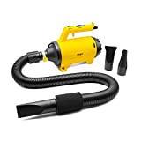 shernbao Soffiatore per Cani 3.2HP Asciugacapelli per Uso Privato e Professionale