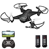 tech rc Mini Drone con HD Telecamera con Due Batterie Funzione di Sospensione Altitudine Un Pulsante...