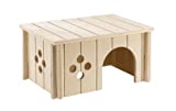 Ferplast 84645099 coniglio casa Sin 4645, in legno, dimensioni: 26 x 17,3 x 13 cm