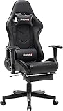 SHIONNA Sedia Gaming Gioco Sedie da Ufficio Girevole Ergonomica Poggiapiedi Retrattile Poltrona di...