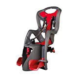 Bellelli Seggiolino Bici Posteriore Clamp, Unisex Bambino, Grigio, 1 unità (Confezione da 1)