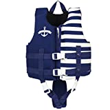 Bambino Gilet/Giubbotto da Nuoto con Galleggiabilità Regolabile Neoprene Costume da Bagno 2-8 Anni