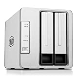 TERRAMASTER F2-210 2-bay Nas Quad Core Raid Storage Media Server Personal Cloud Storage (Senza...