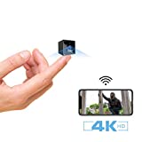 Telecamera Nascosta,AOBO 4K HD Mini Telecamera Spia Wifi Portatile Microcamera con Visione Notturna...