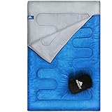 Forceatt Sacco a Pelo, Doppio Sacco a Pelo da Campeggio Impermeabile, Adatto per Interni, Esterni,...