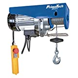 Ribimex PE100/200PT Paranco Elettrico 100/200 kg, 480 W, Fune 12 m, 230 V, Blu e Nero