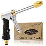 Pistola da Giardino, Pistola Irrigazione Metallo Pistola Tubo Acqua Giardino, Pistola a Spruzzo per...