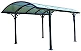 Eurobrico Tettoia Carport per Esterno in Policarbonato e Alluminio - 485x300x253H cm