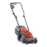 Raser Alpina Tagliaerba Elettrico E 300, 1000 W, Rosso, Larghezza di taglio 30 cm, Sacco di raccolta...