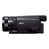 Sony FDR-AX100 Videocamera 4K Ultra HD con Sensore CMOS Exmor R da 1', Ottica Grandangolare Zeiss...
