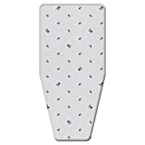 GIMI Mobiletto Copriasse da Stiro, Telo Stiro con Elastico, Imbottito, Riflettente, Tessuto, Grigio,...