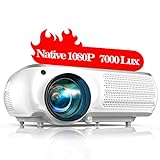TOPTRO Proiettore,7000 Lumens Aggiornato Videoproiettore Full HD 1920x1080P Nativa,Supporta Video...