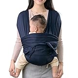 Yoroshi Marsupio Neonati, Ergonomico Puro cotone Leggero e Traspirante, Per Neonato e Bambino
